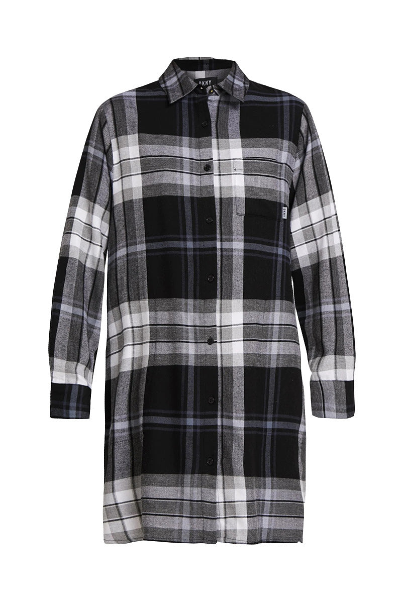 Домашнее платье-рубашка YI2319476/005 black