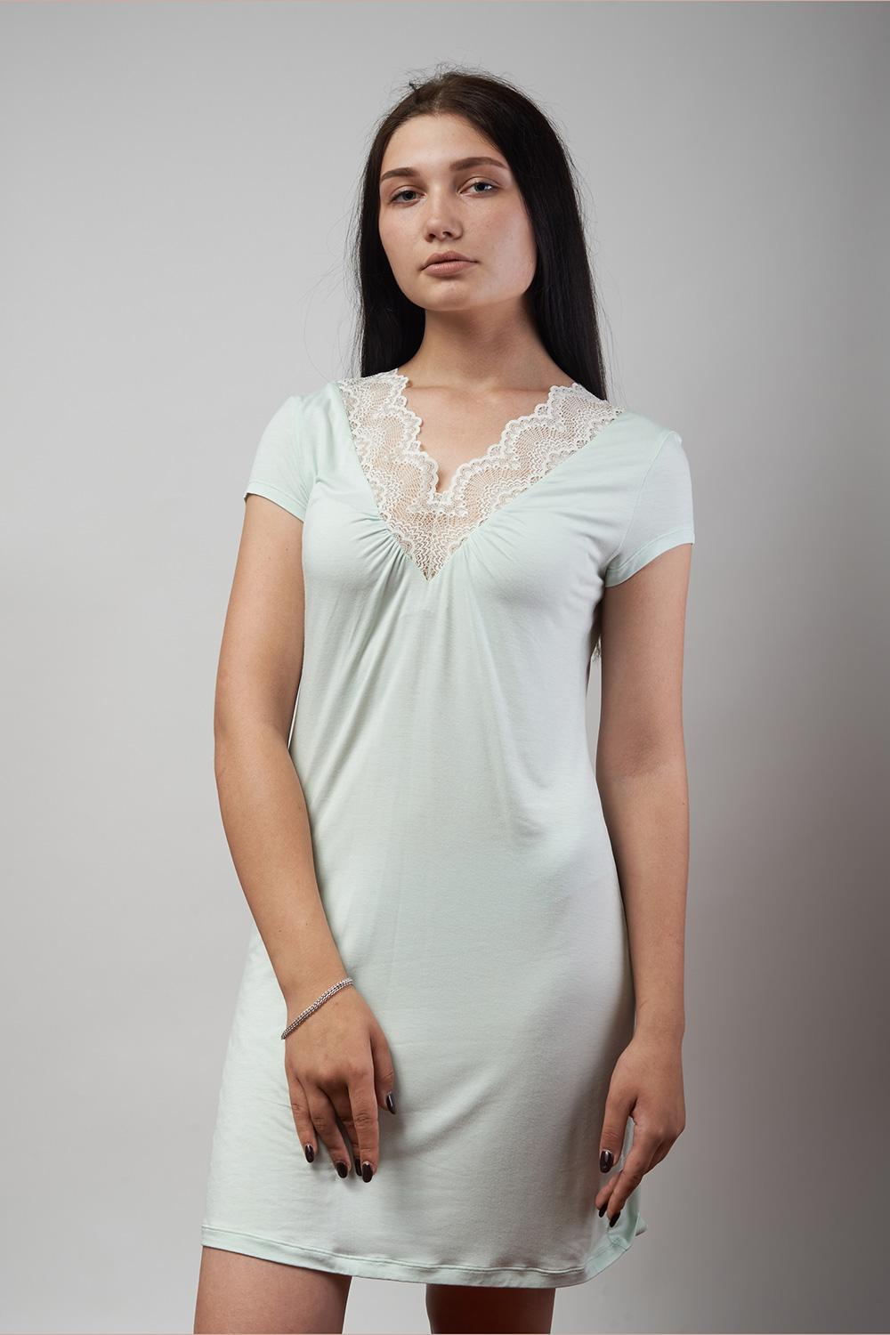 Ночная сорочка из бамбука 0211 green