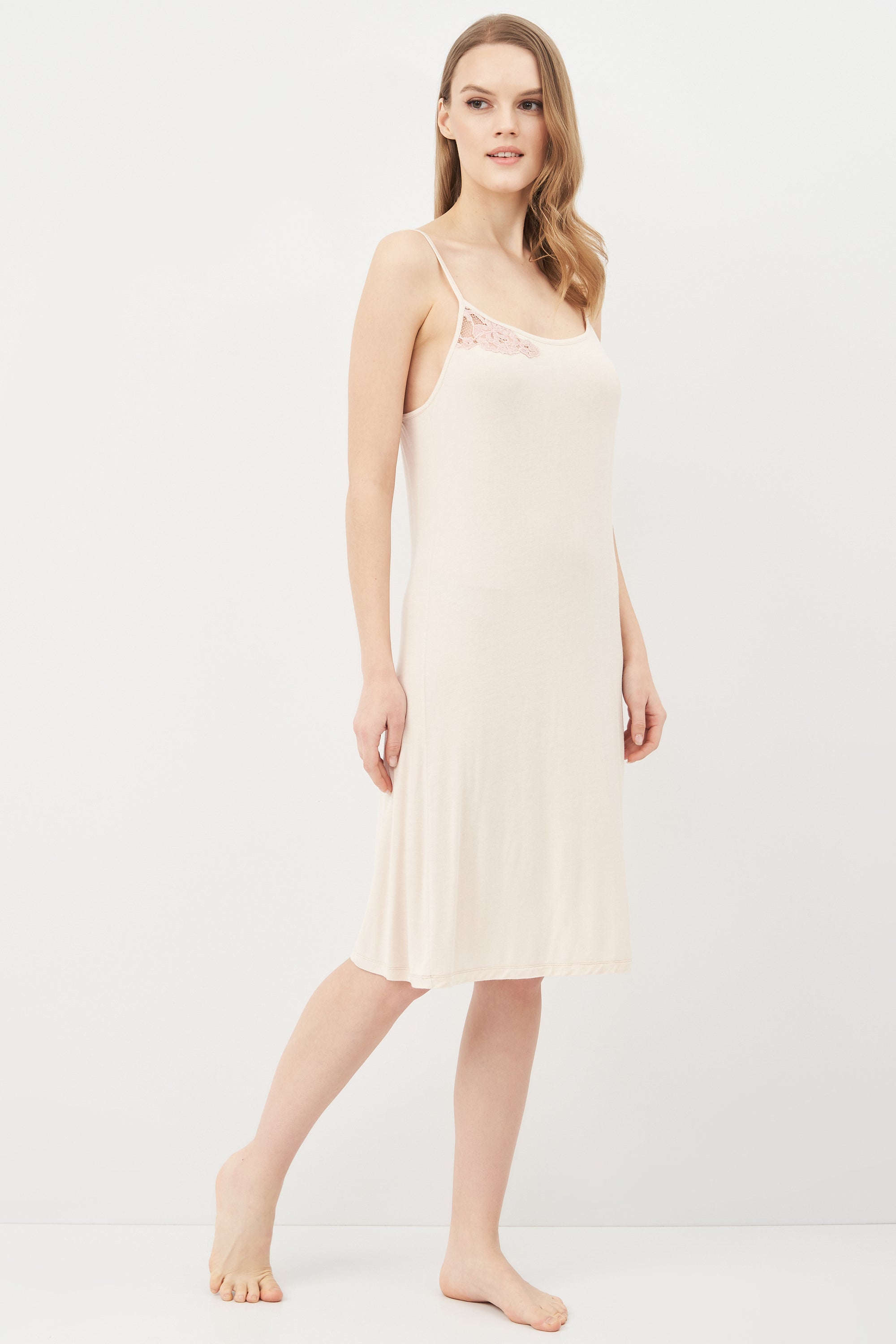 Сорочка из бамбука 03119 beige