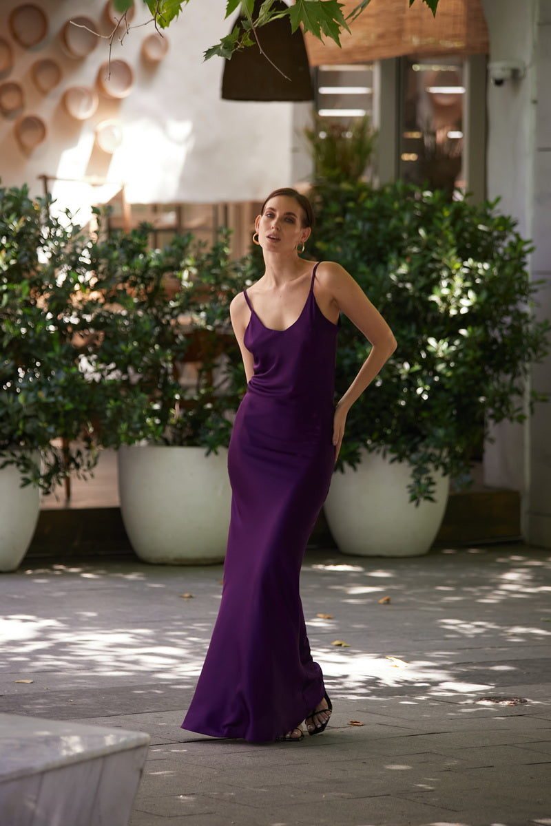 Шелковое платье-комбинация Violet SH0055-23-02