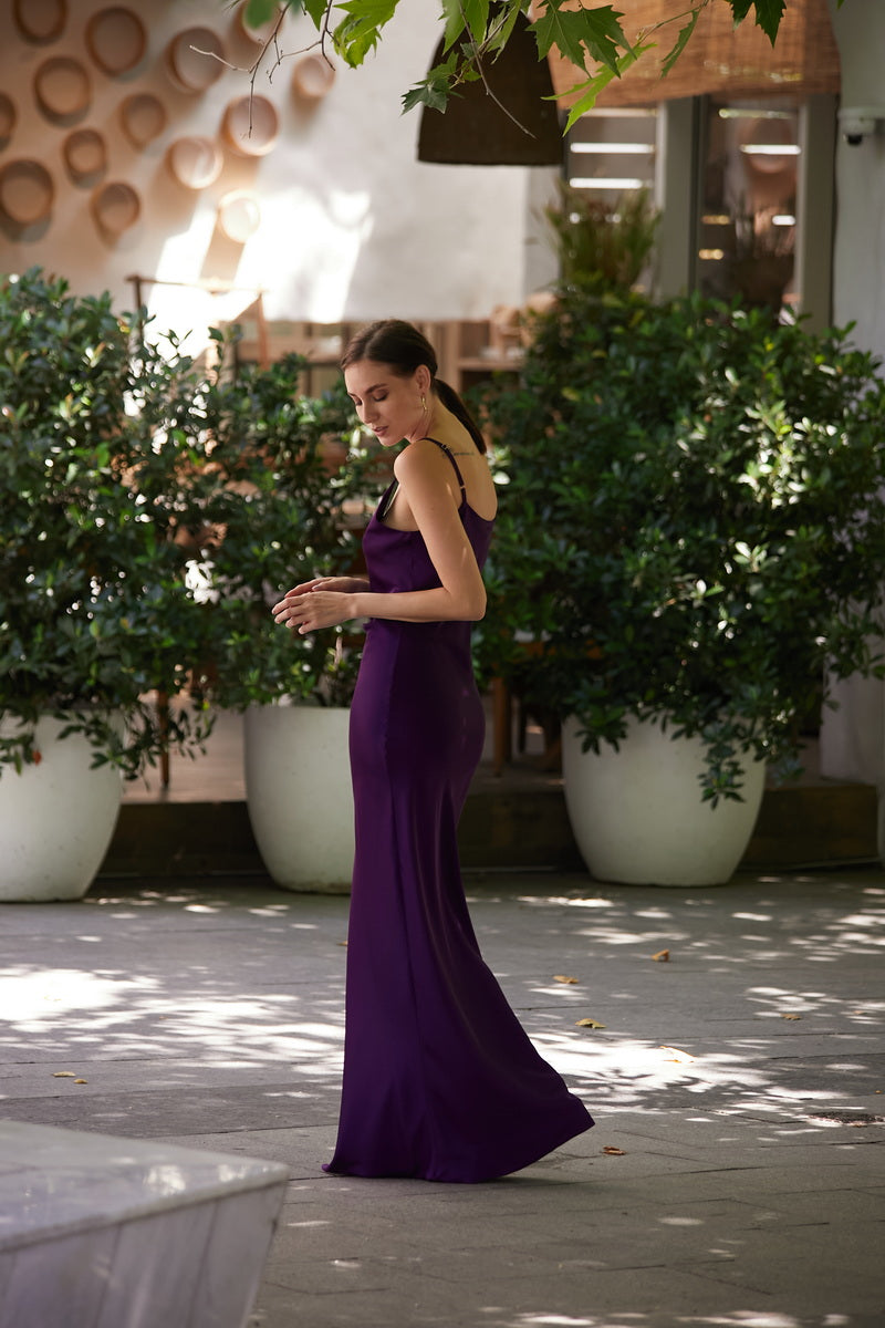 Шелковое платье-комбинация Violet SH0055-23-02