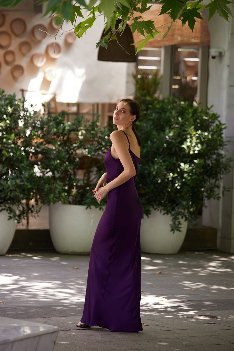 Шелковое платье-комбинация Violet SH0055-23-02