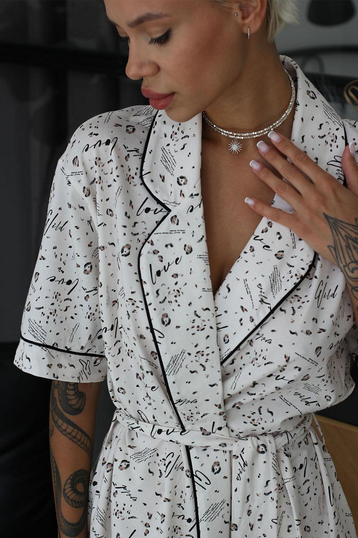 Хлопковый халат 1112/16039