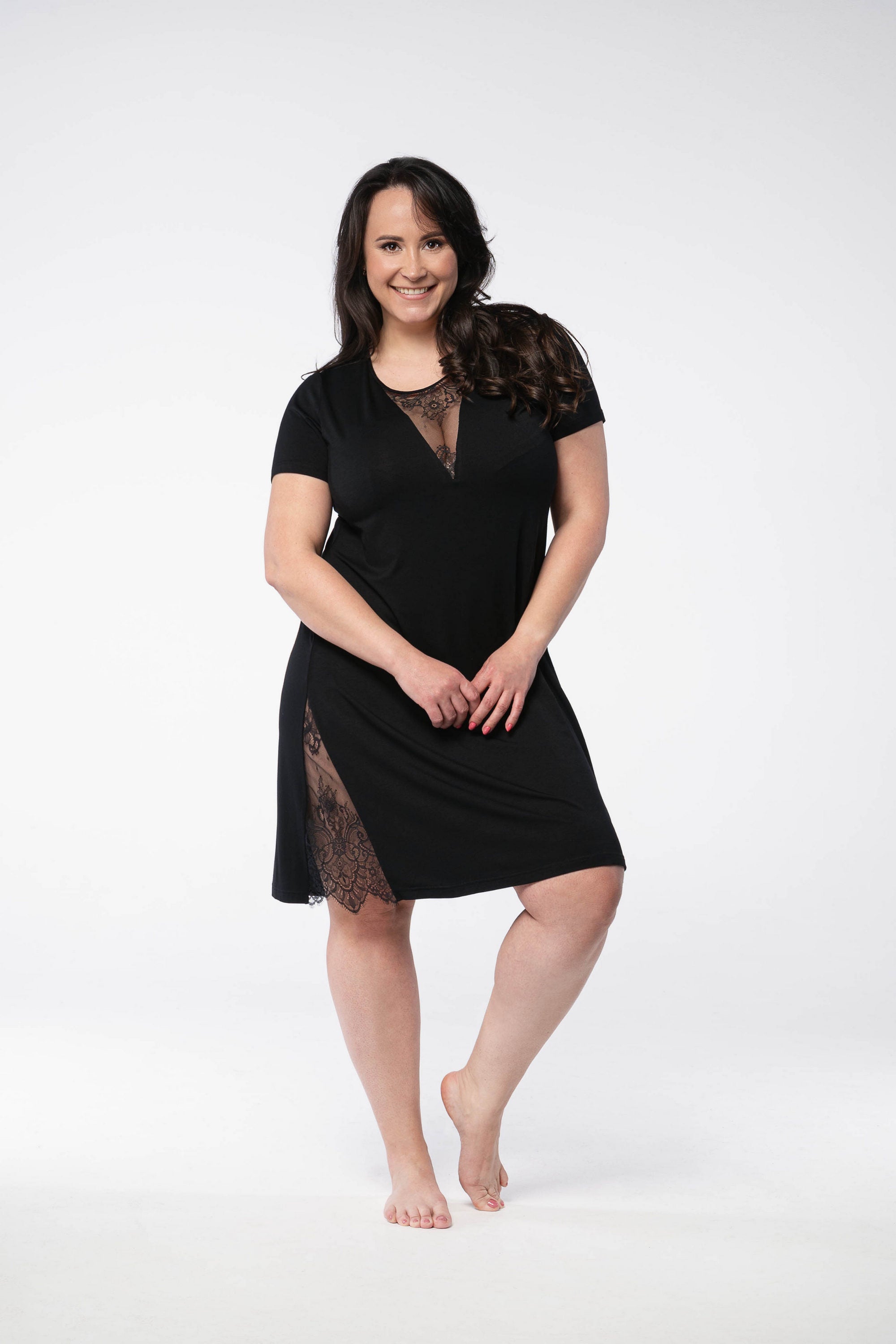 Сорочка из вискозы 2226 black