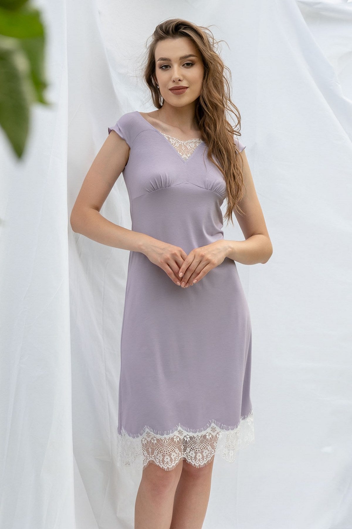 Сорочка из вискозы 2310 lila