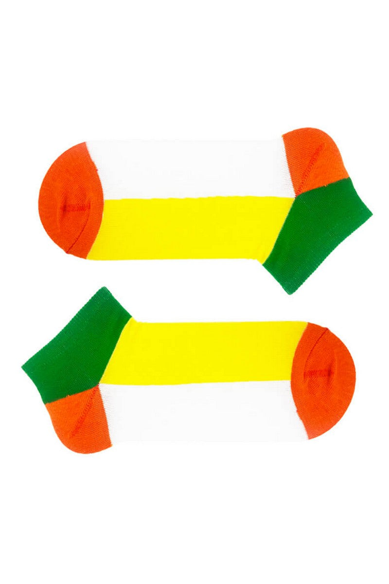 Хлопковые низкие носки с принтом Манго Арт.181