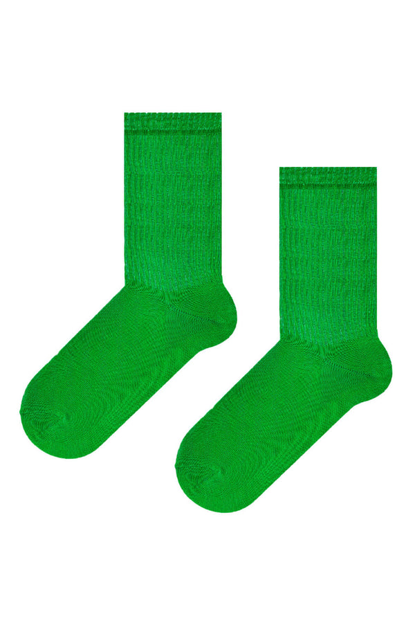 Мужские хлопковые носки с резинкой 896 Green
