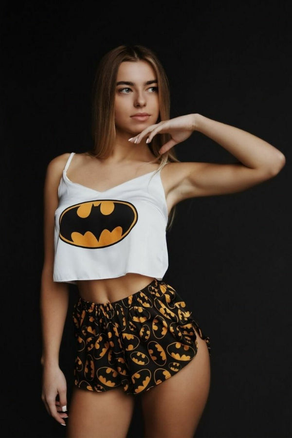 Пижама с коротким топом Batman