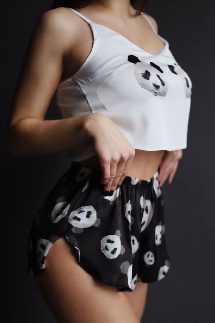 Пижама с коротким топом Panda