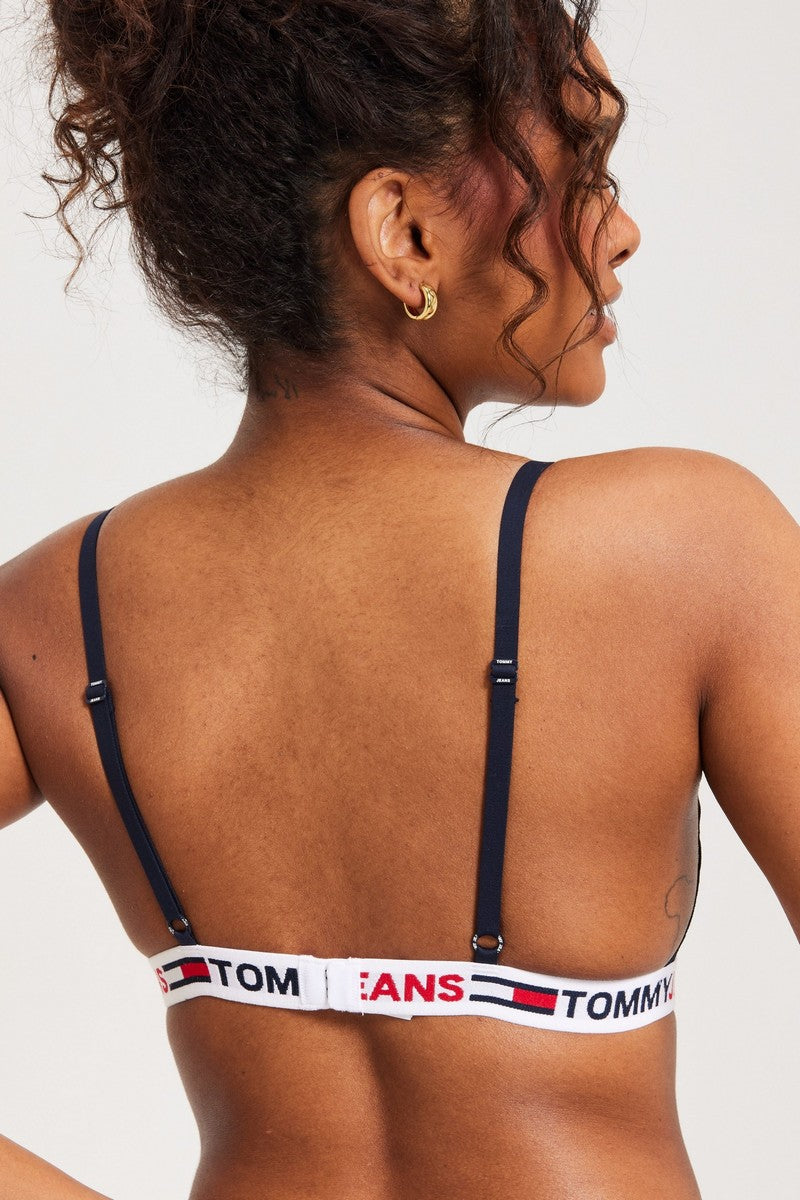 Бралет из микросетки в горошек 198852405 blue