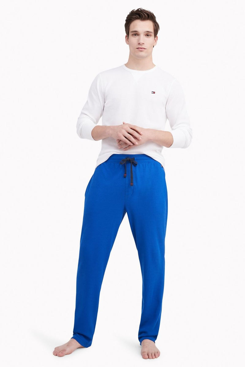 Домашние мужские брюки из хлопка 223036453 blue