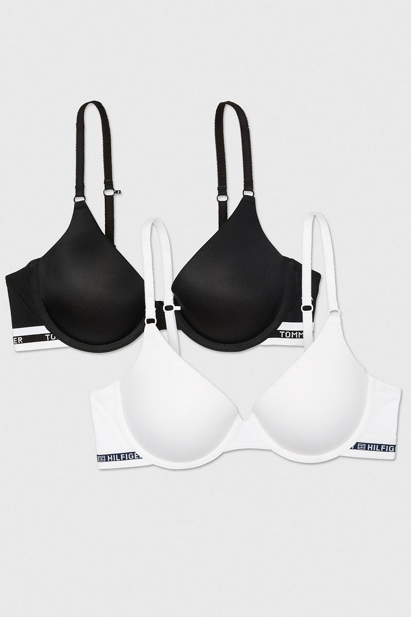 Набор бюстгальтеров push-up 263244047 white/black