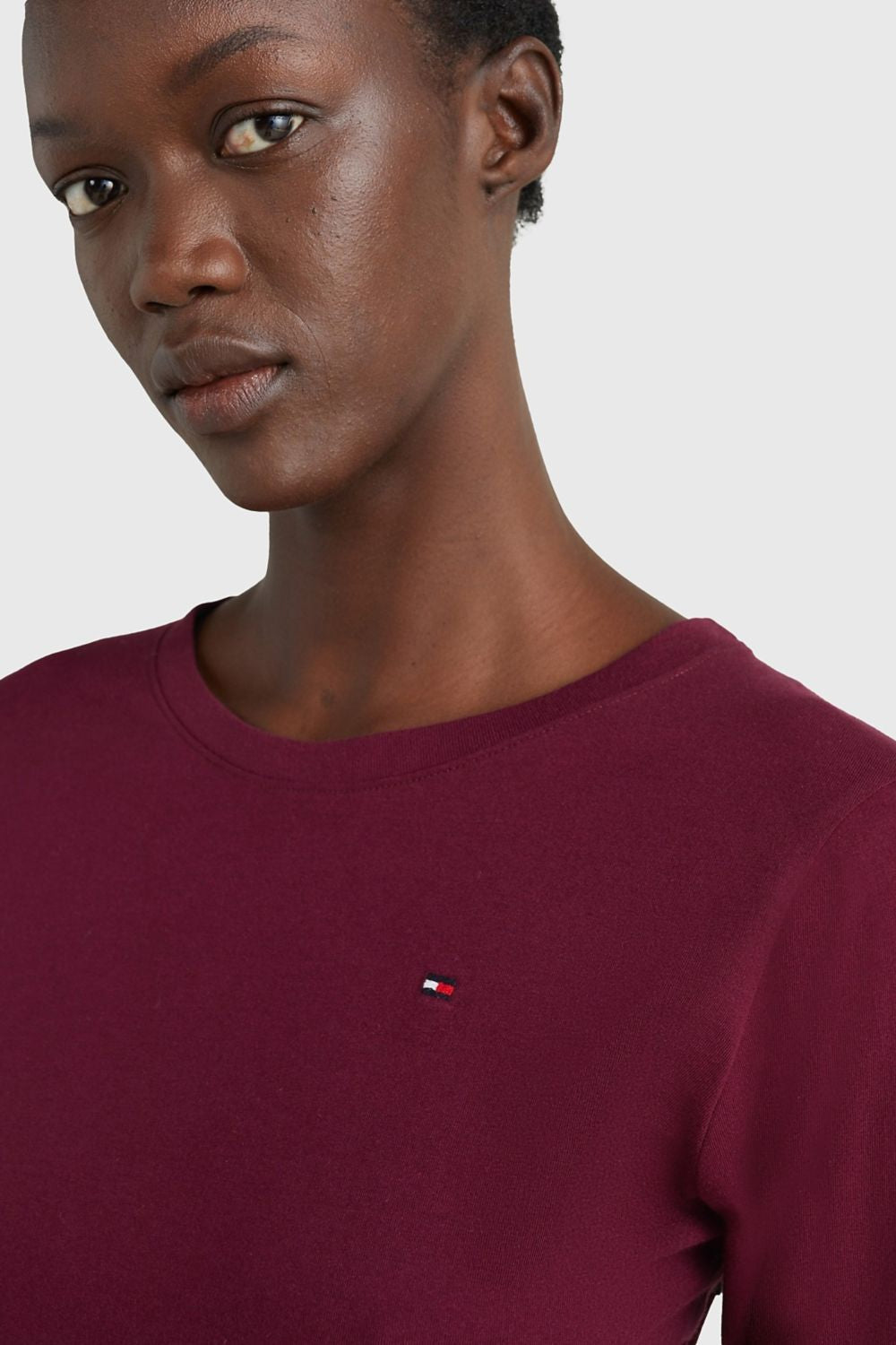 Пижама с длинным рукавом 296229458 bordo/gray