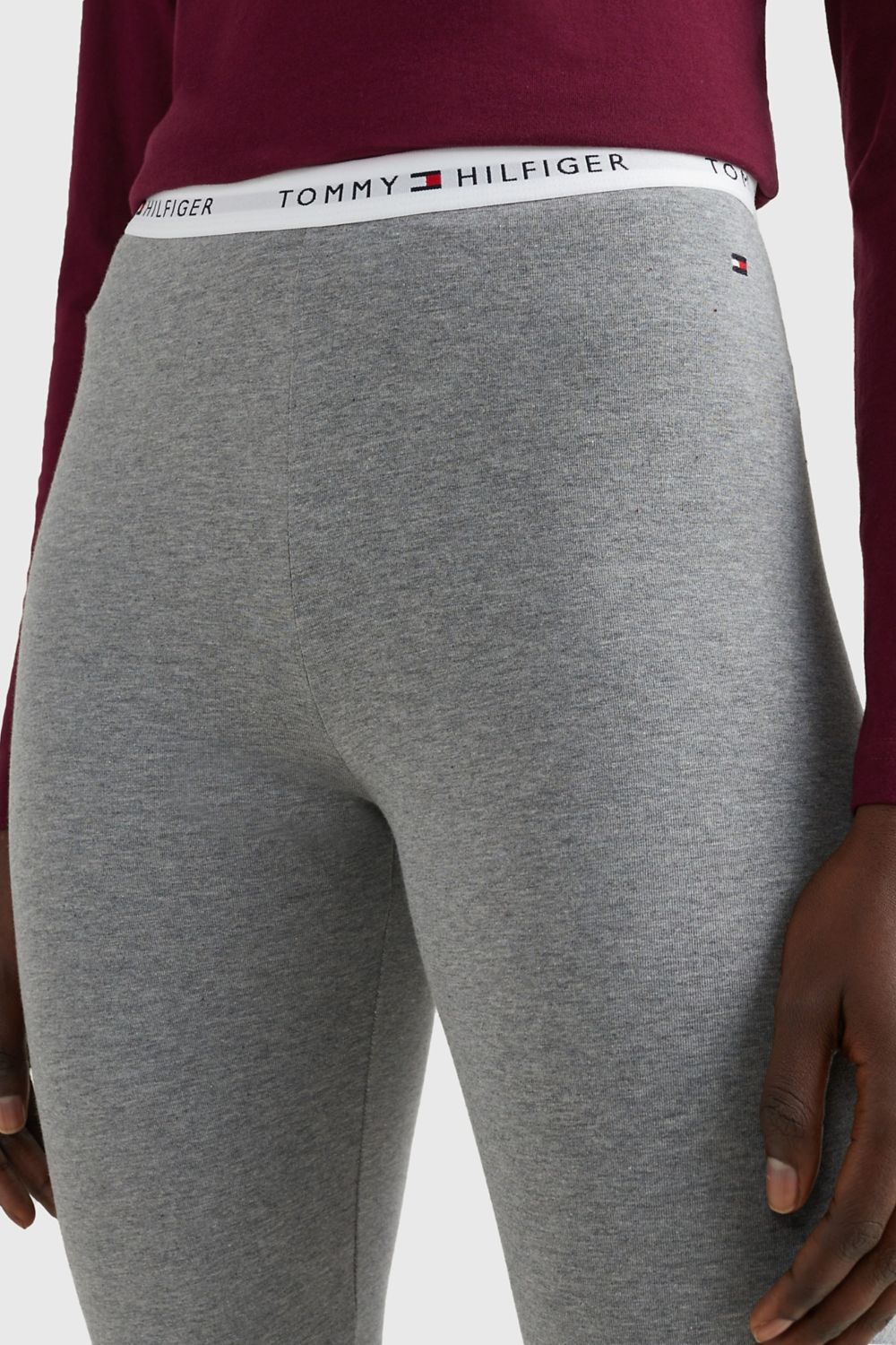 Пижама с длинным рукавом 296229458 bordo/gray