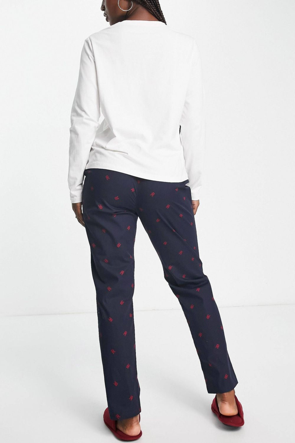 Домашний комплект из хлопка 528195557 white/blue