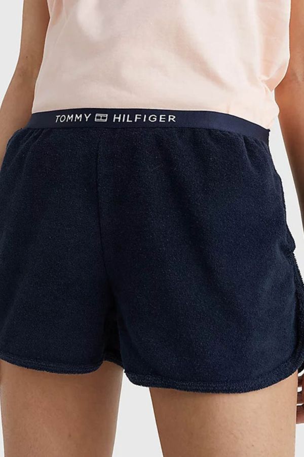 Домашние махровые шорты 584071975 blue