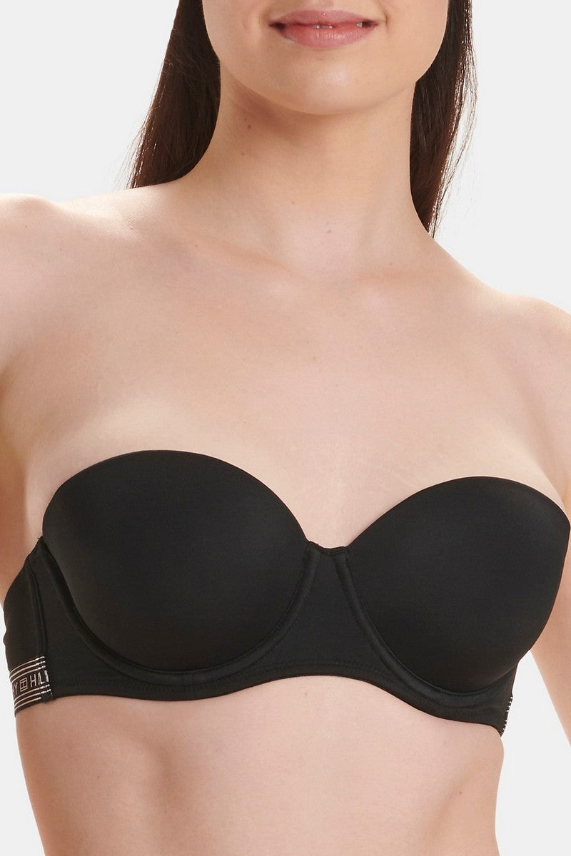 Гладкий бюстгальтер балконет 814990222 black