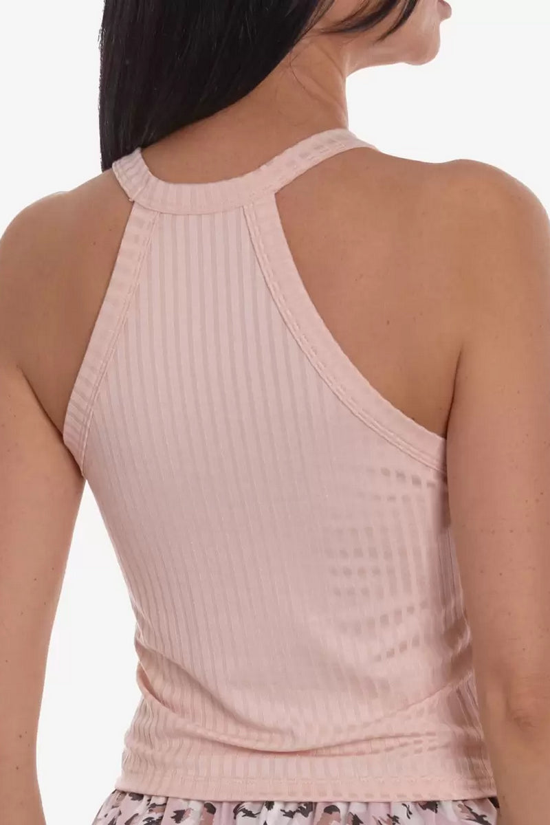 Трикотажный топ в рубчик Крембо М13 powder