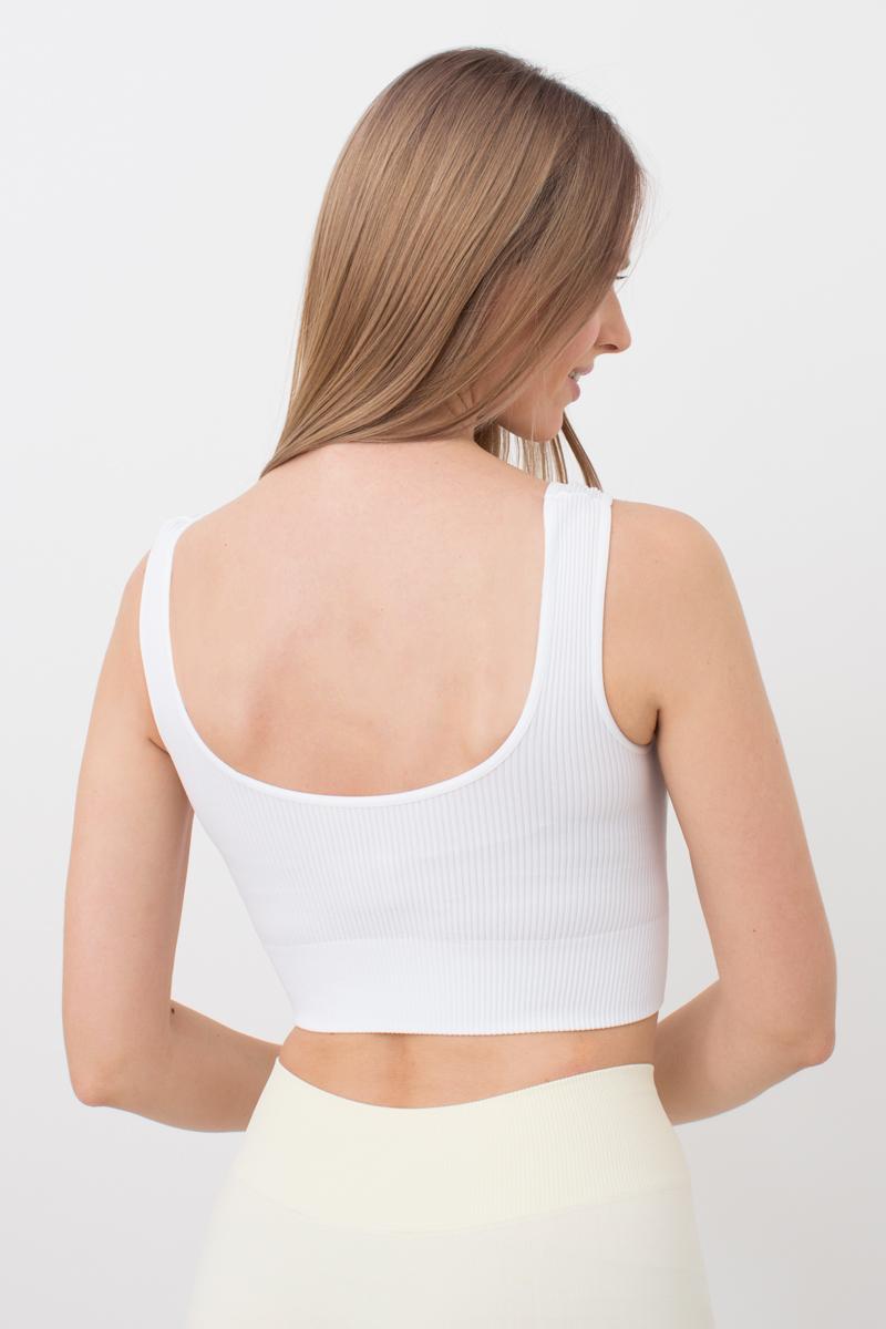 Топ в рубчик 1011066 Top Rib white