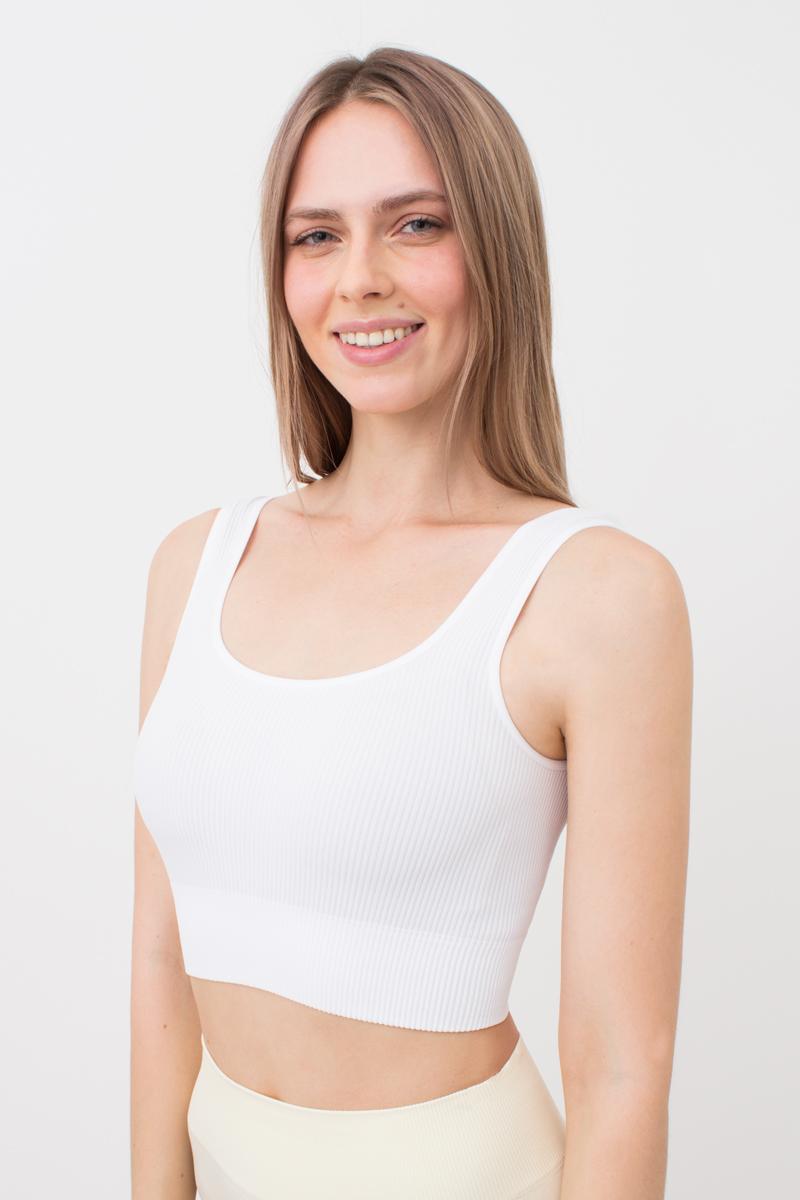 Топ у рубчик 1011066 Top Rib white