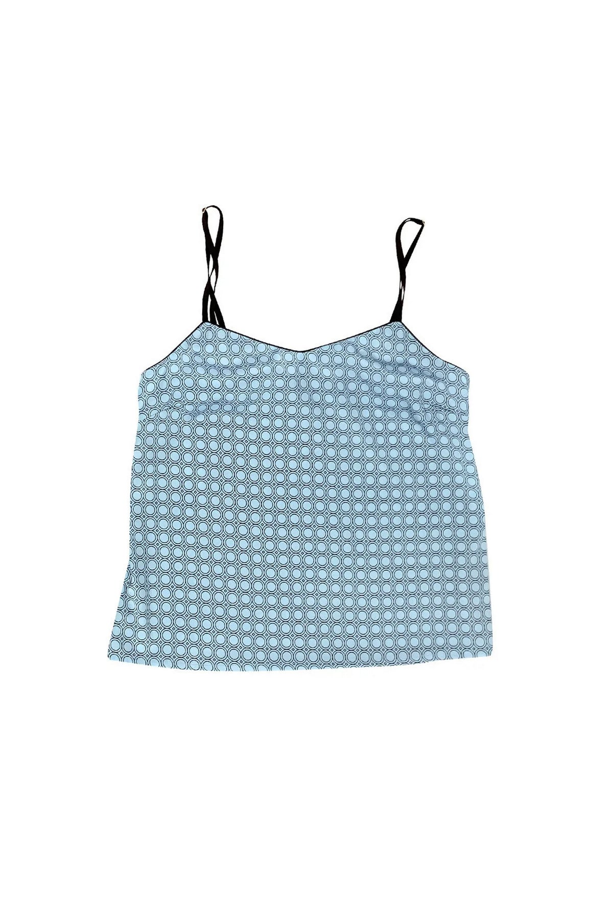 Шелковый топ 221401-01 The Lady blue