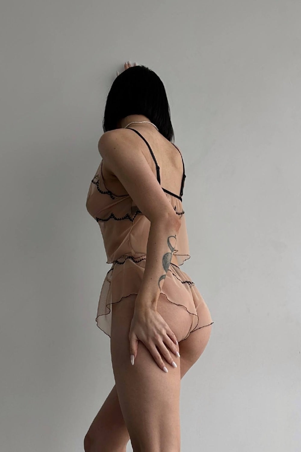 Прозрачный топ из микросетки 80206503 Game