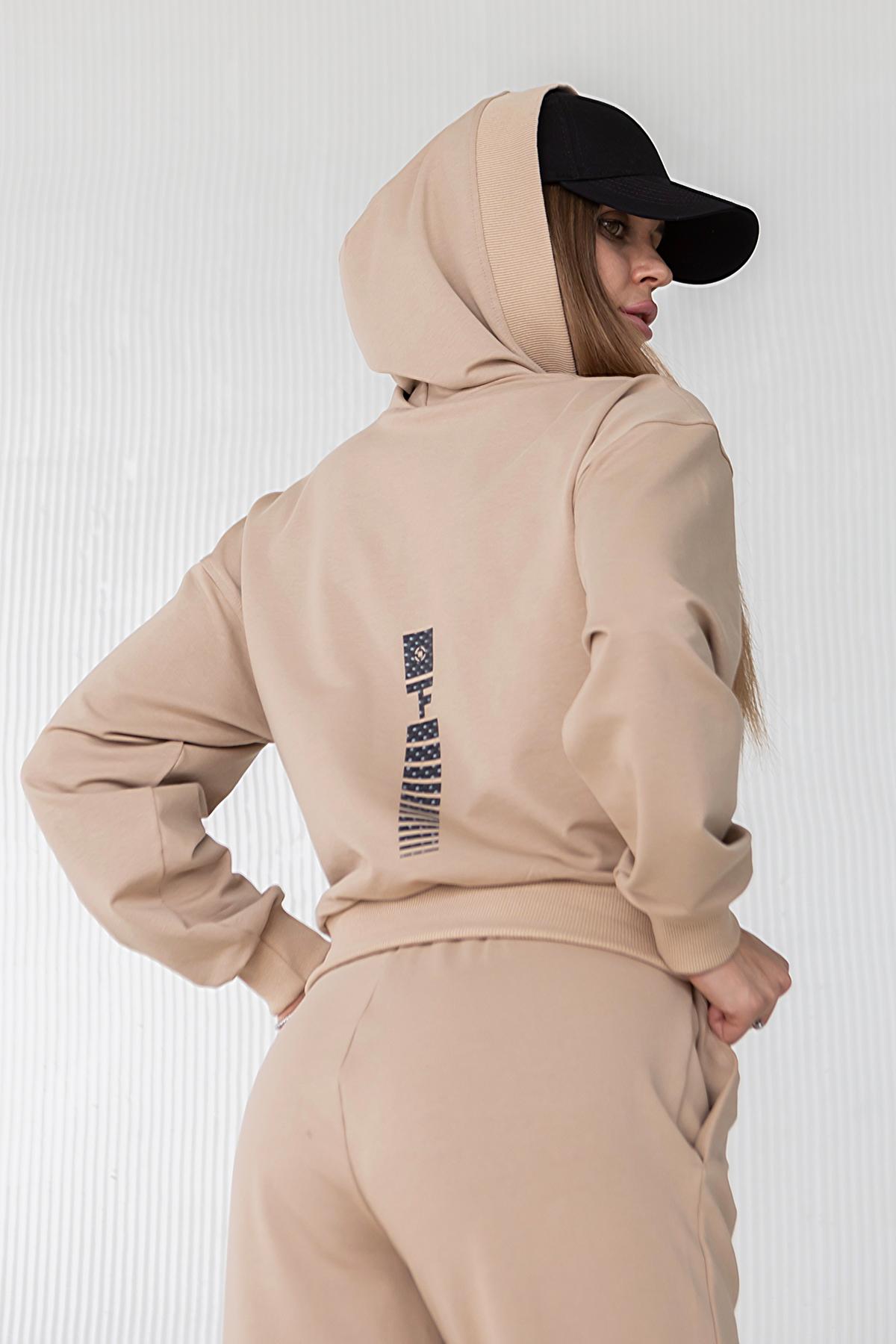 Хлопковое худи с капюшоном A21-LD32