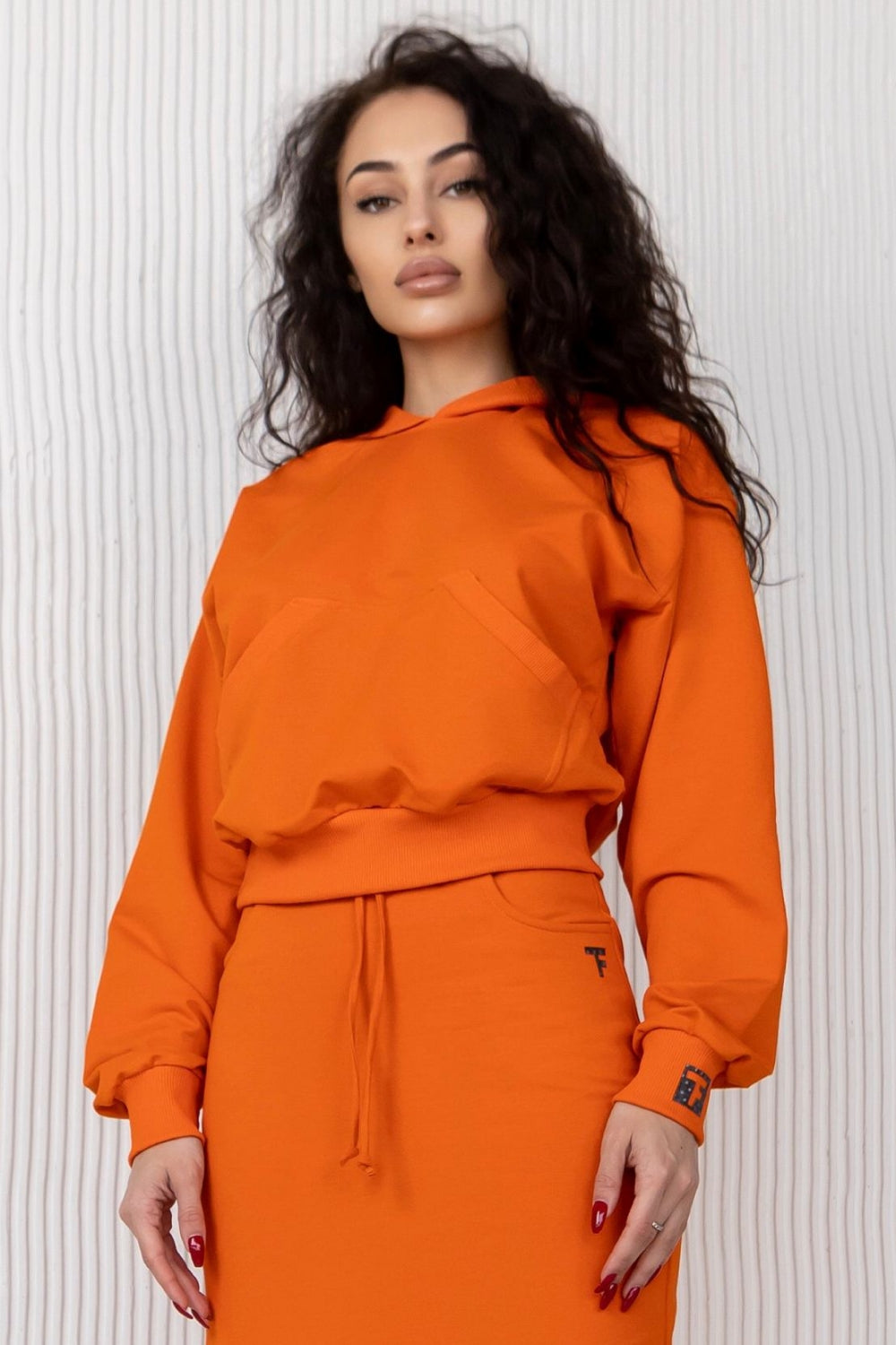 Хлопковое худи с капюшоном A21-LD58