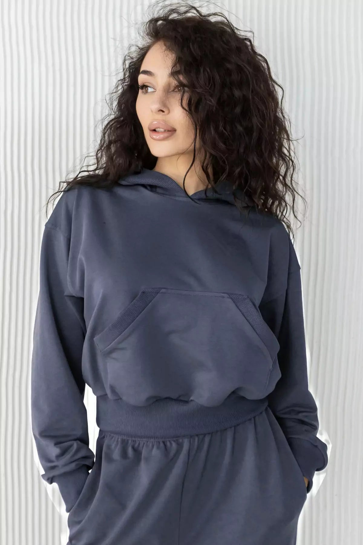 Хлопковое худи с капюшоном A21-LD9