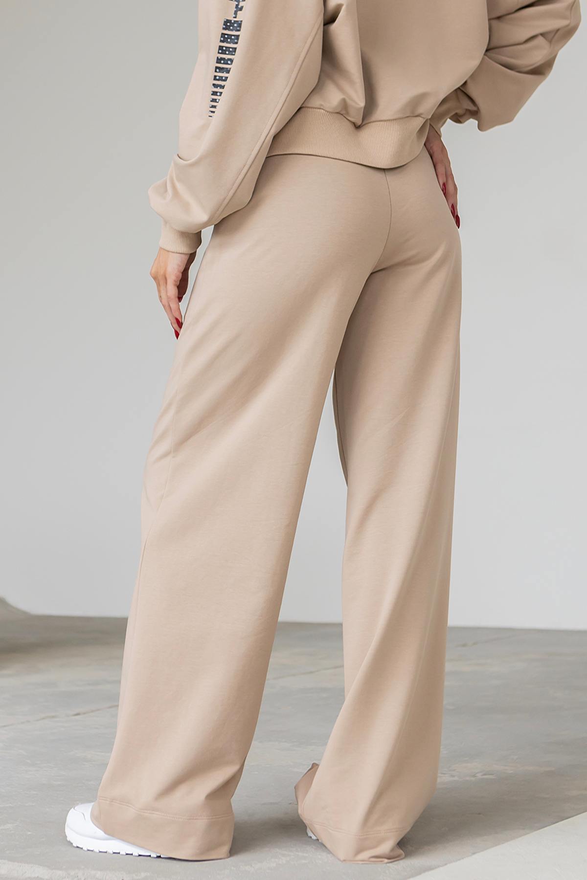 Брюки-палаццо из хлопка E2-LD32