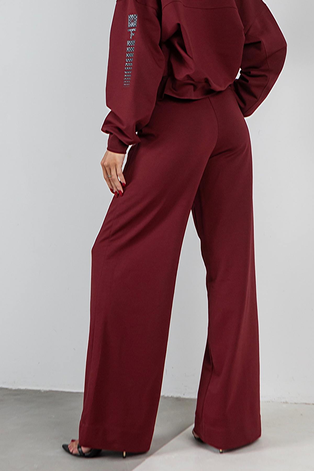 Брюки-палаццо из хлопка E2-LD37