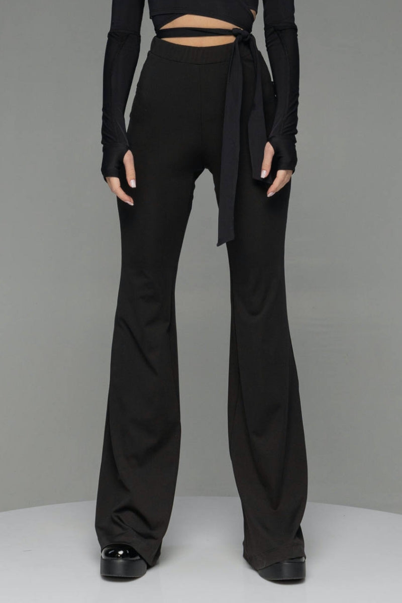 Облегающие брюки-клеш E41-D10