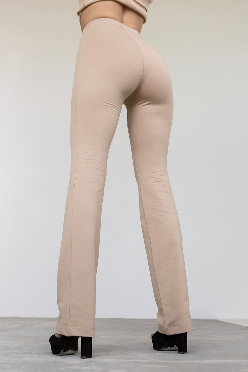 Прямые брюки на резинке E5-LD32