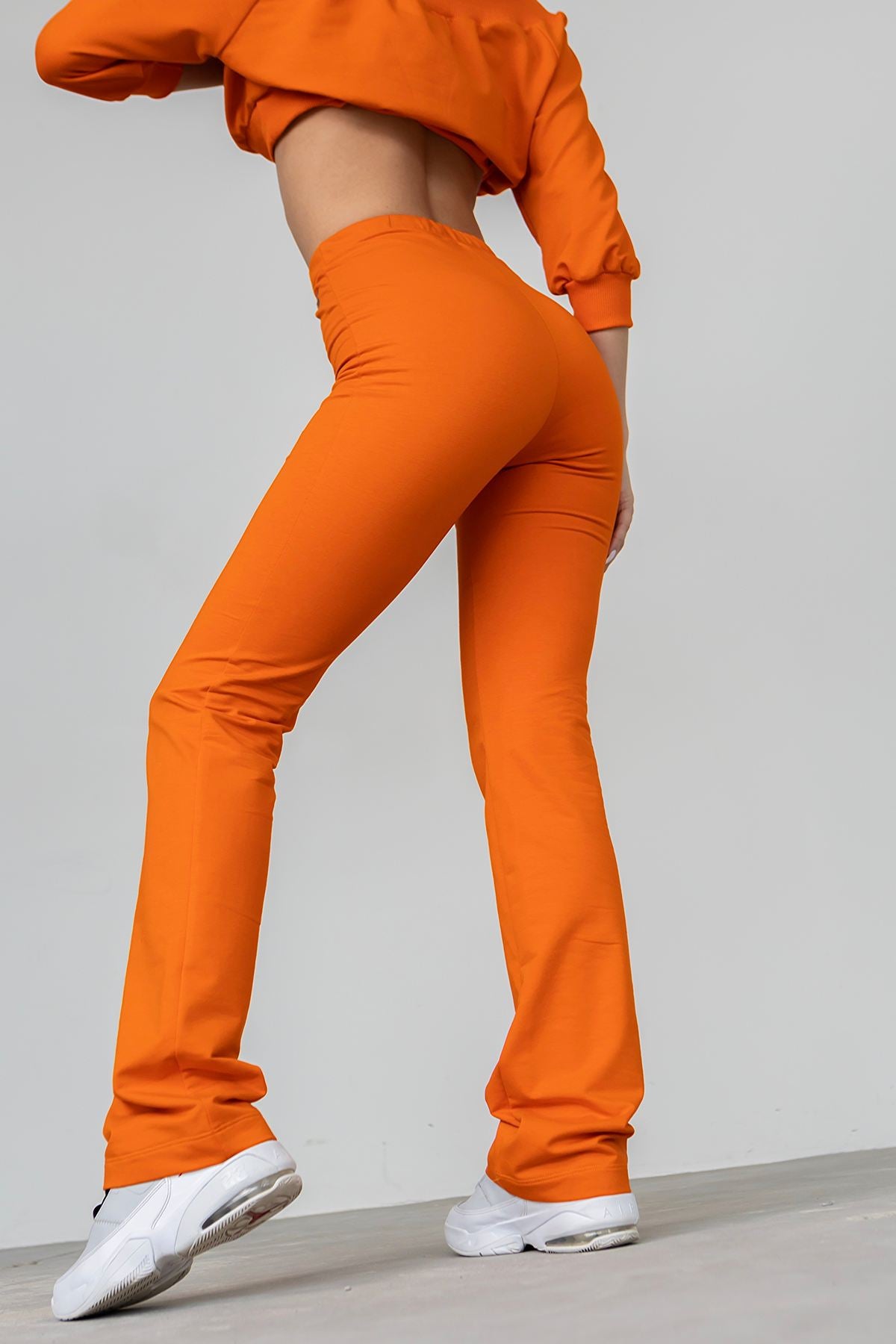 Прямые брюки на резинке E5-LD58