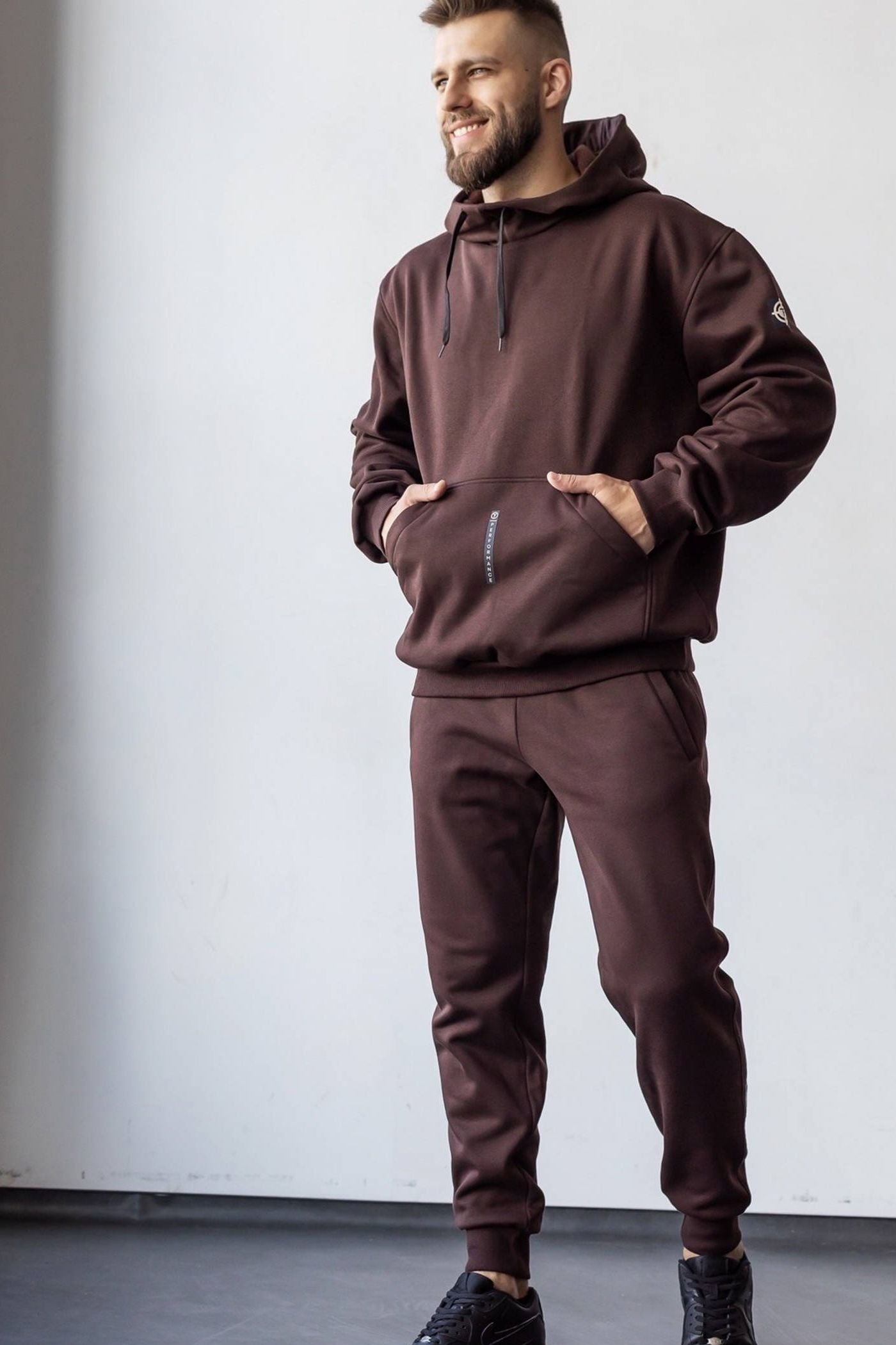 Мужские джогеры на флисе EM31-IS57