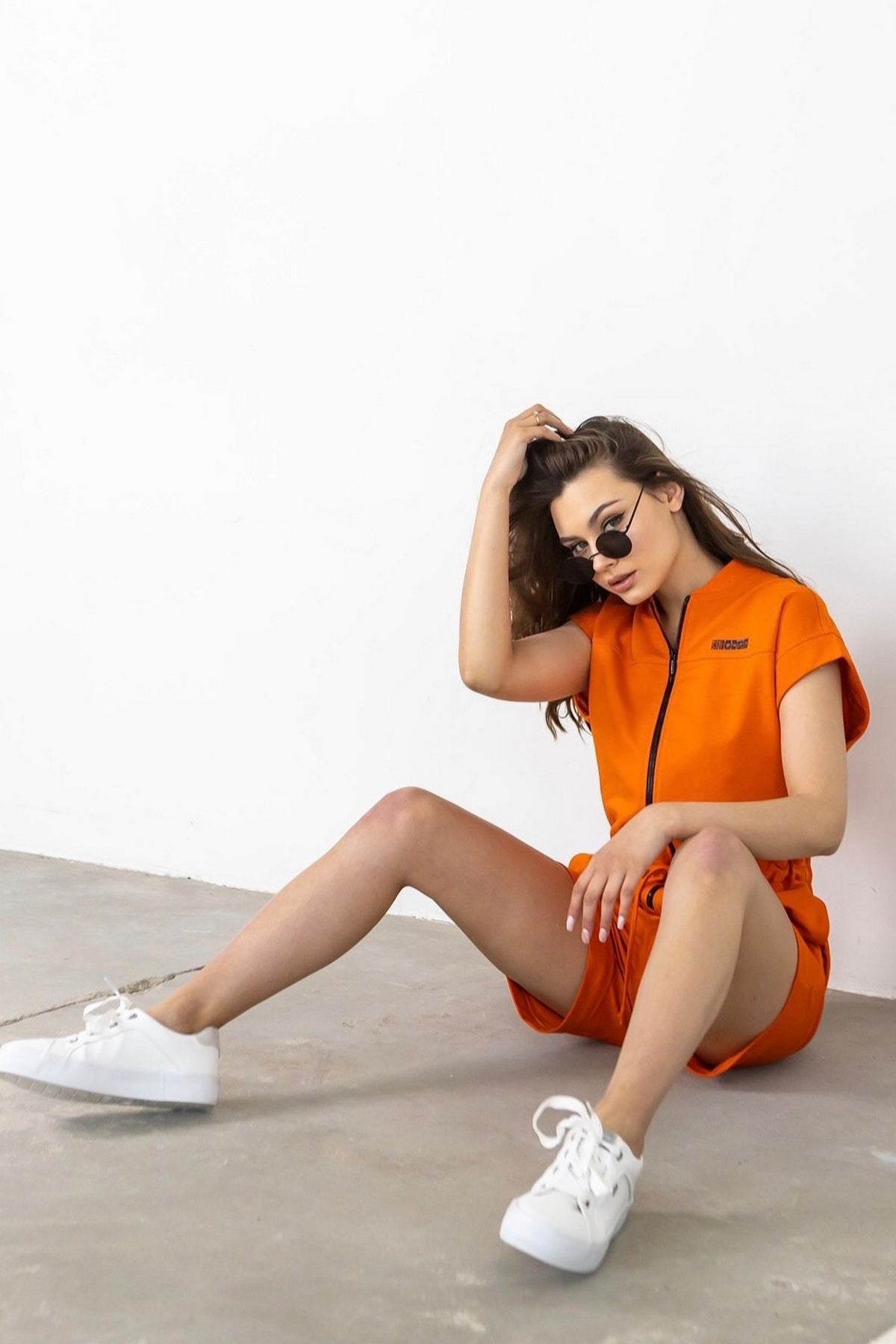 Хлопковый комбинезон с логотипом F51-LD58