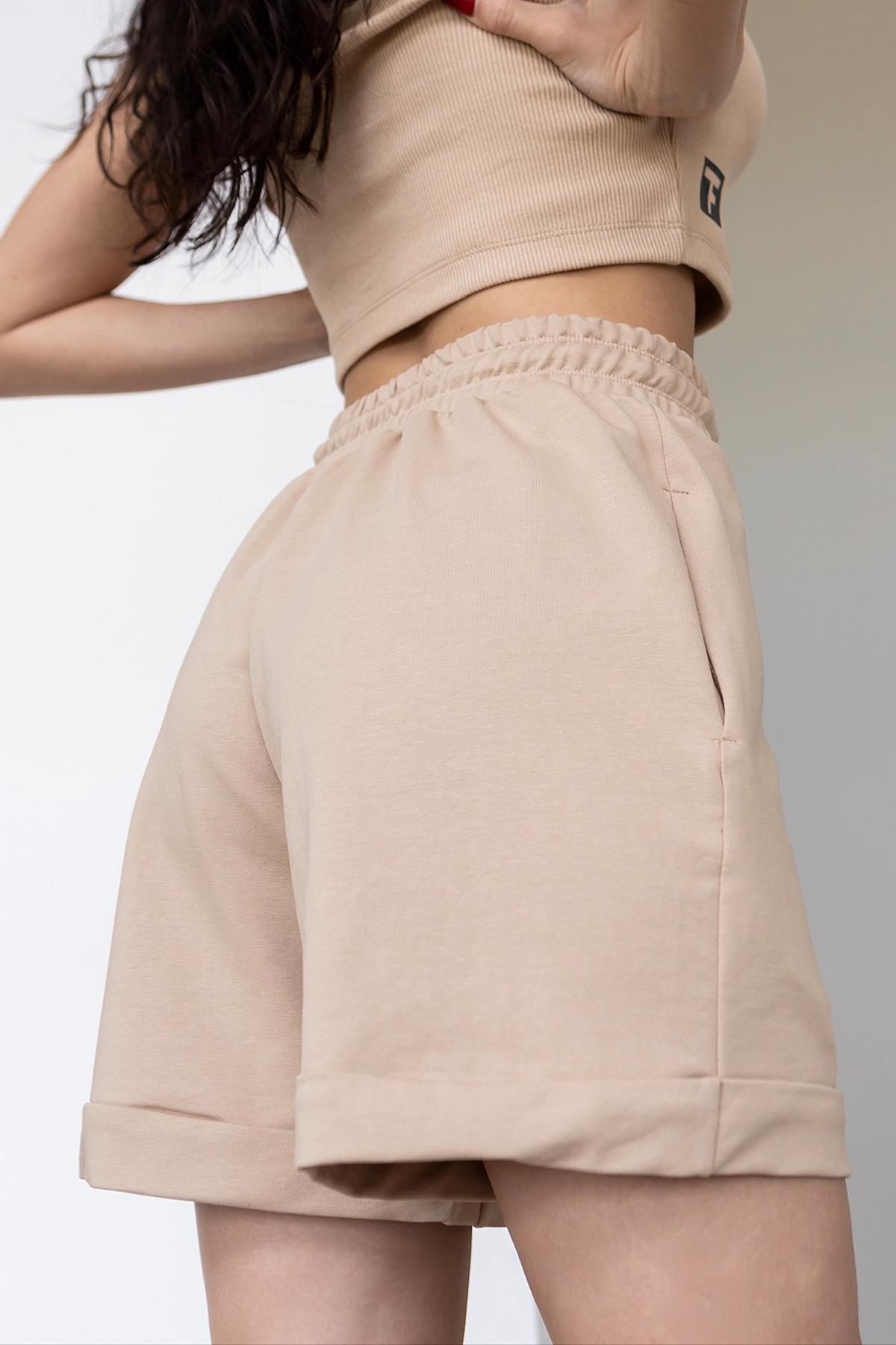 Хлопковые шорты с карманами H24-LD32