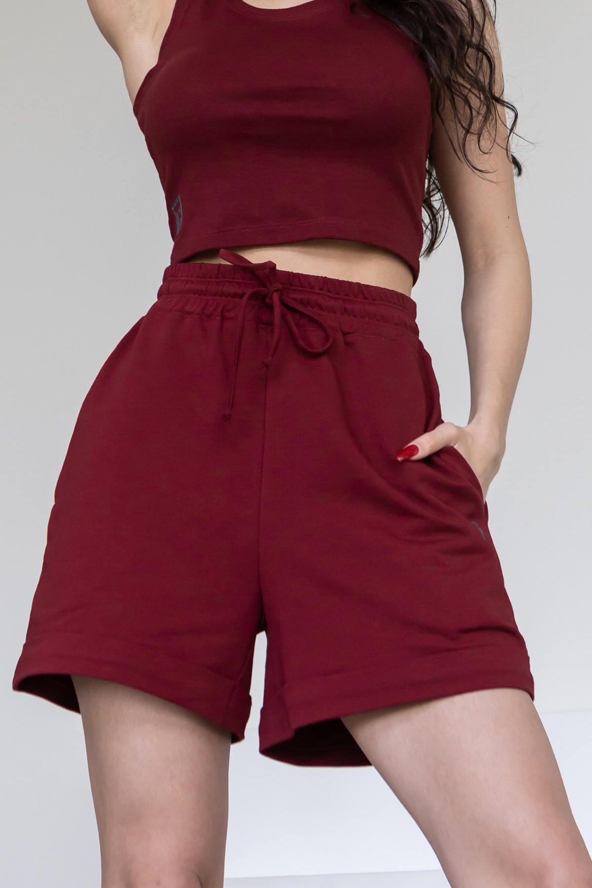 Хлопковые шорты с карманами H24-LD37