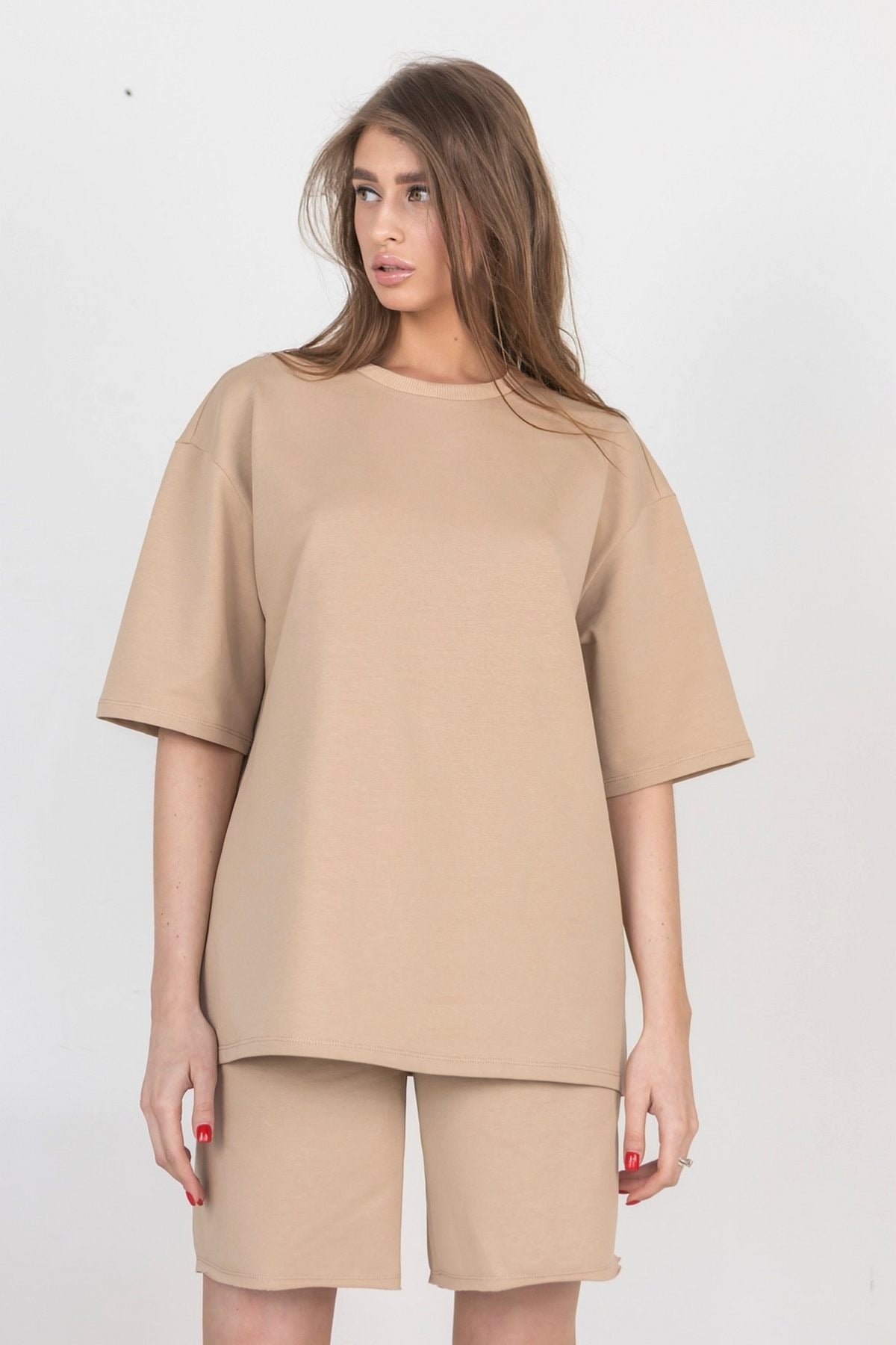 Хлопковые шорты-бермуды H25-LD32