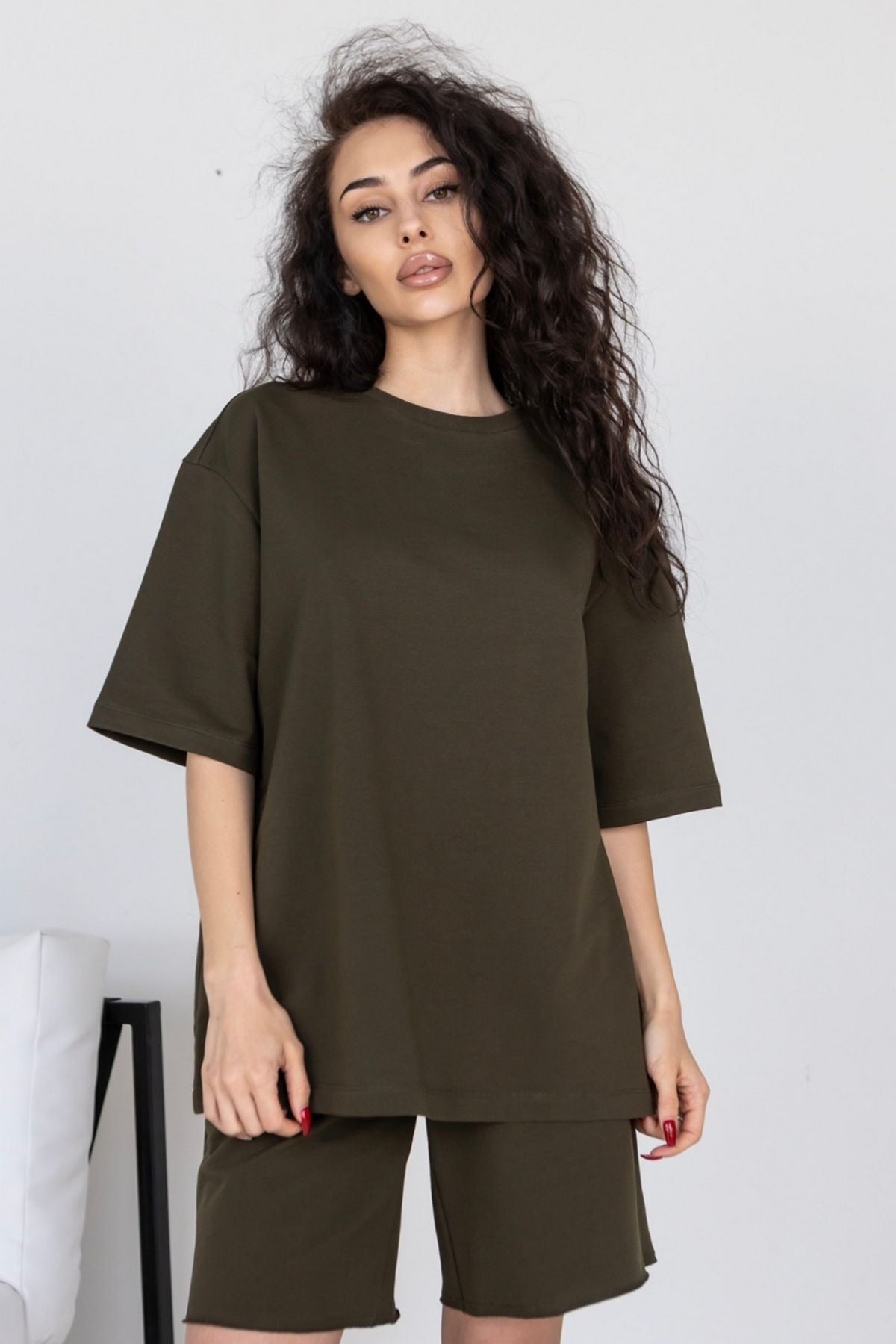 Хлопковые шорты-бермуды H25-LD36