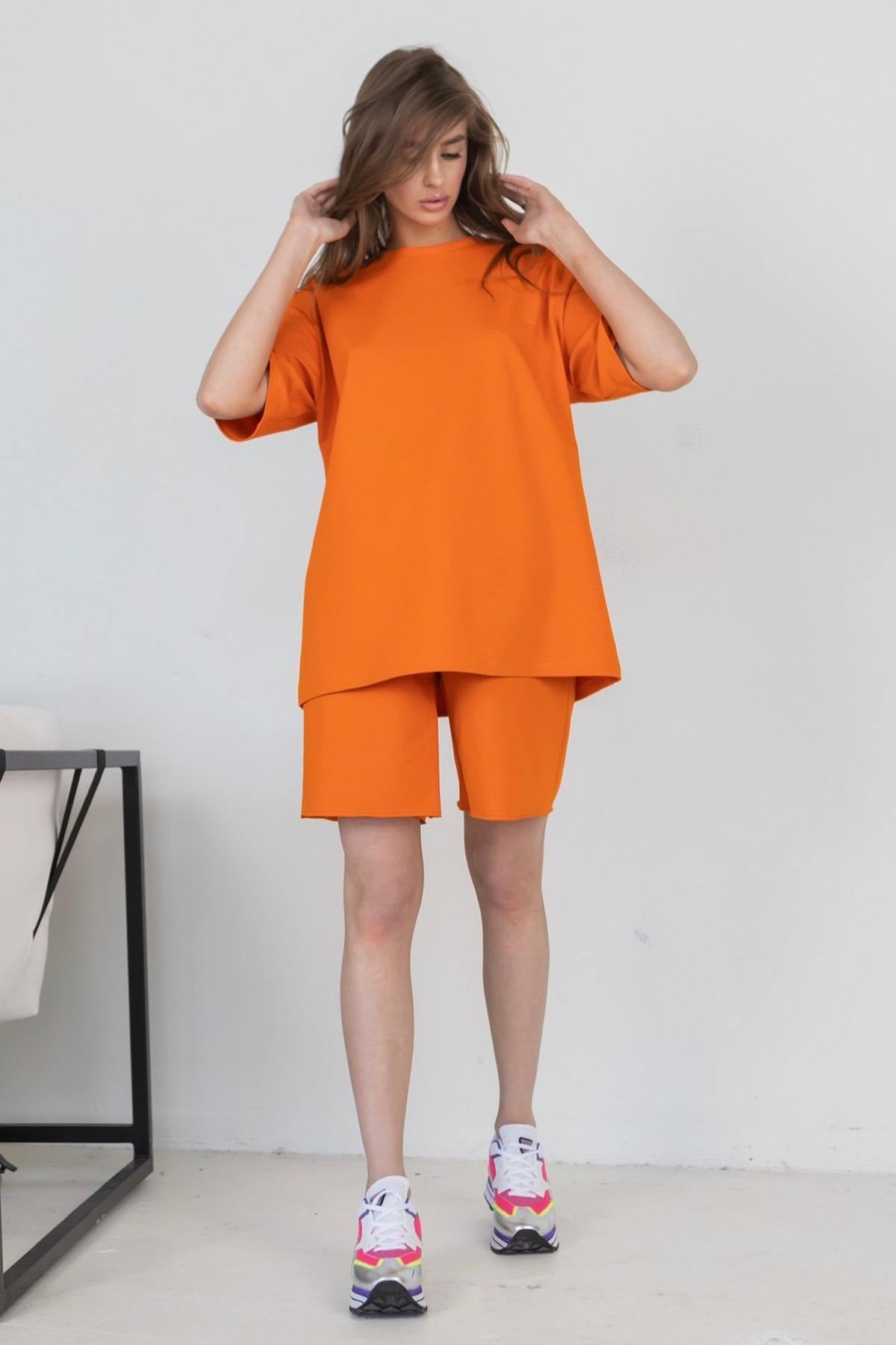 Хлопковые шорты-бермуды H25-LD58