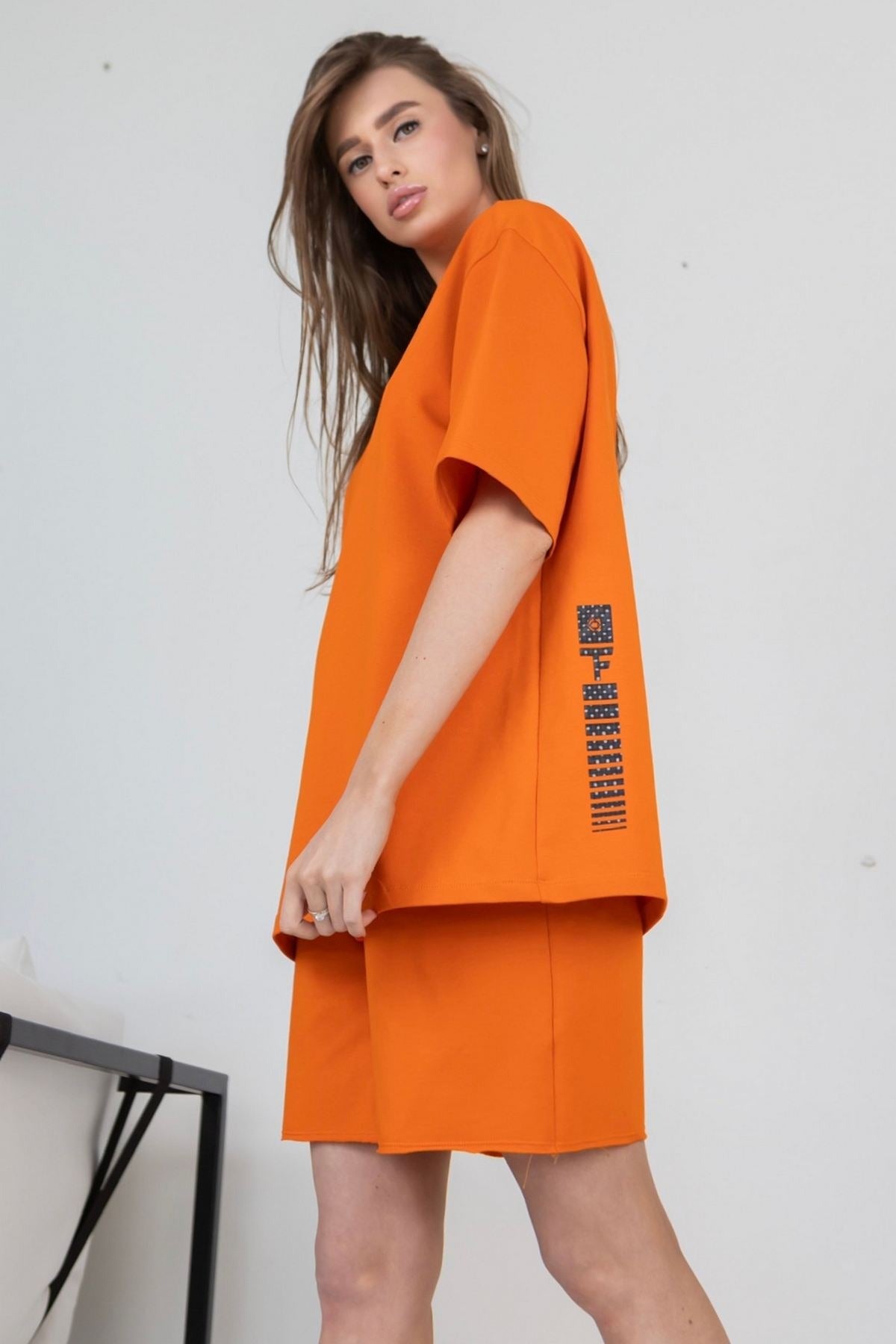 Хлопковые шорты-бермуды H25-LD58