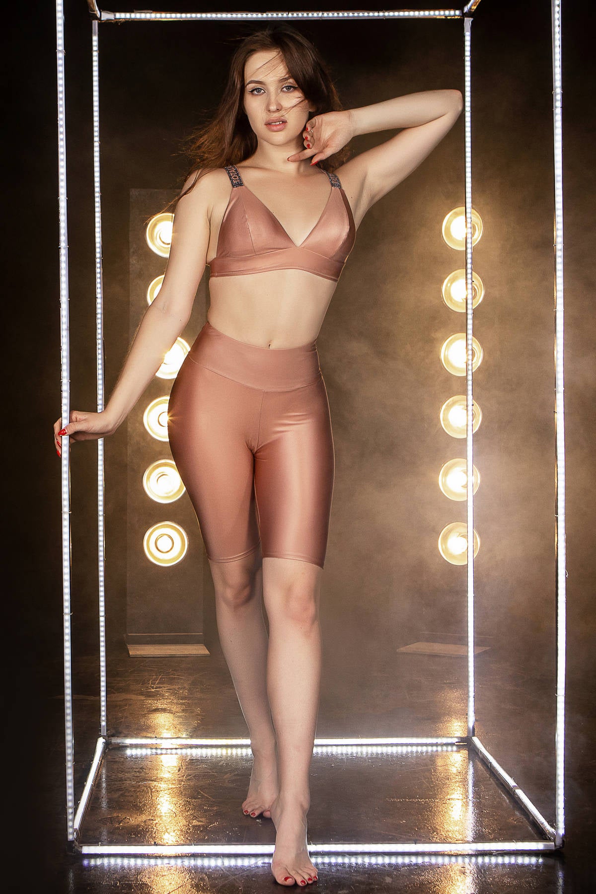 Велосипедки с высоким поясом HW142-C48 Hypercube