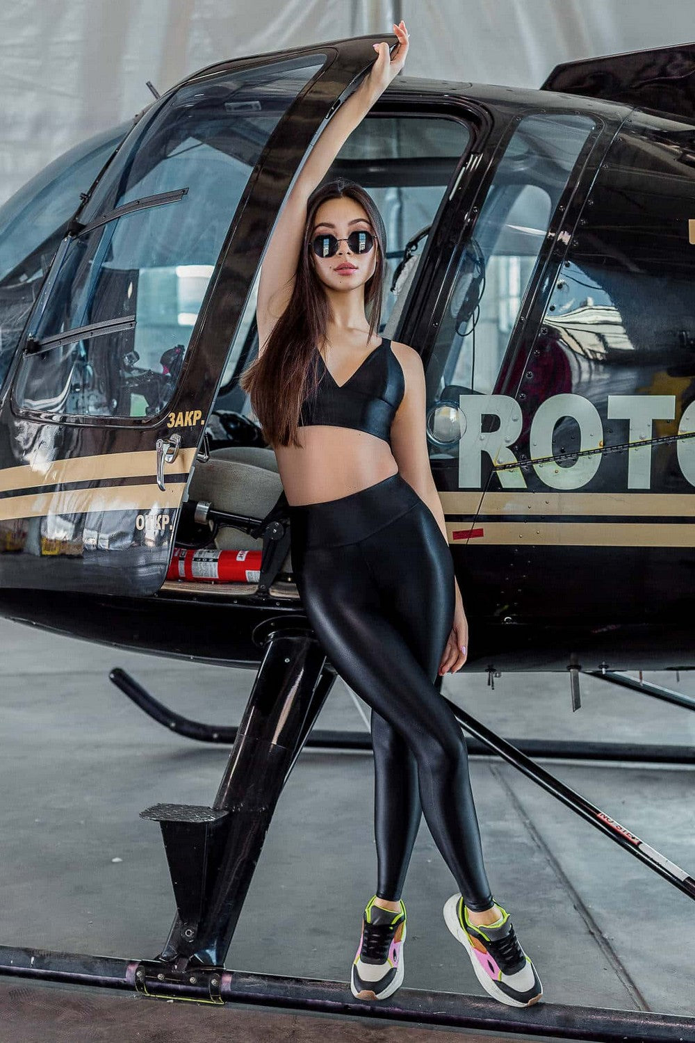 Спортивные леггинсы с высоким поясом Hypercube LG142-C25