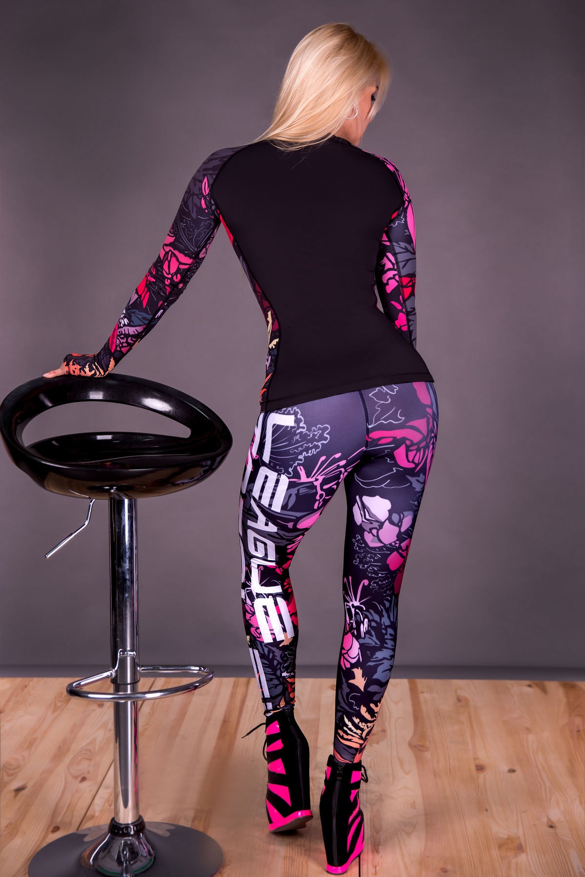 Спортивные леггинсы с ярким принтом Floret LG14-P55