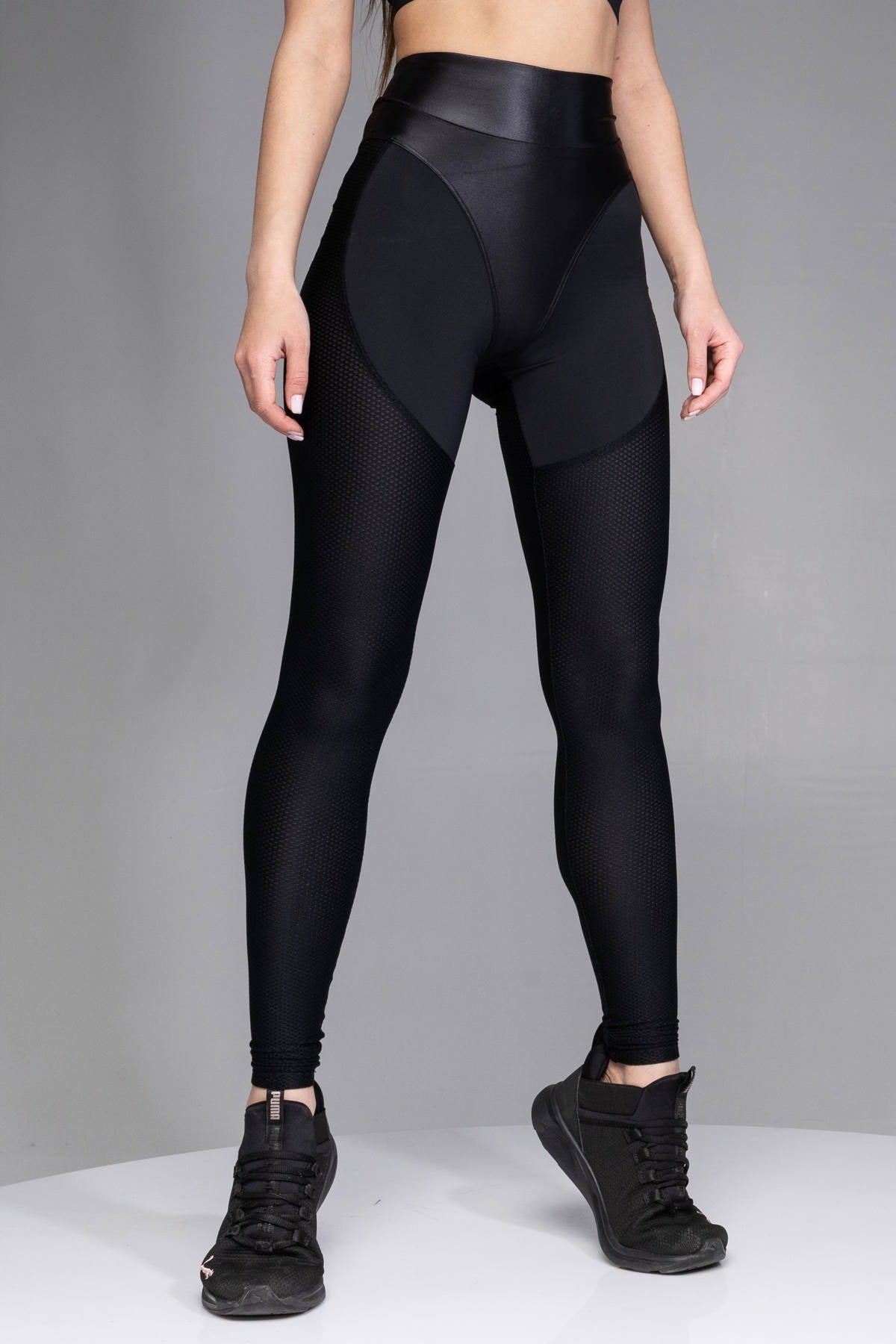 Спортивные леггинсы с имитацией белья LG27-C10