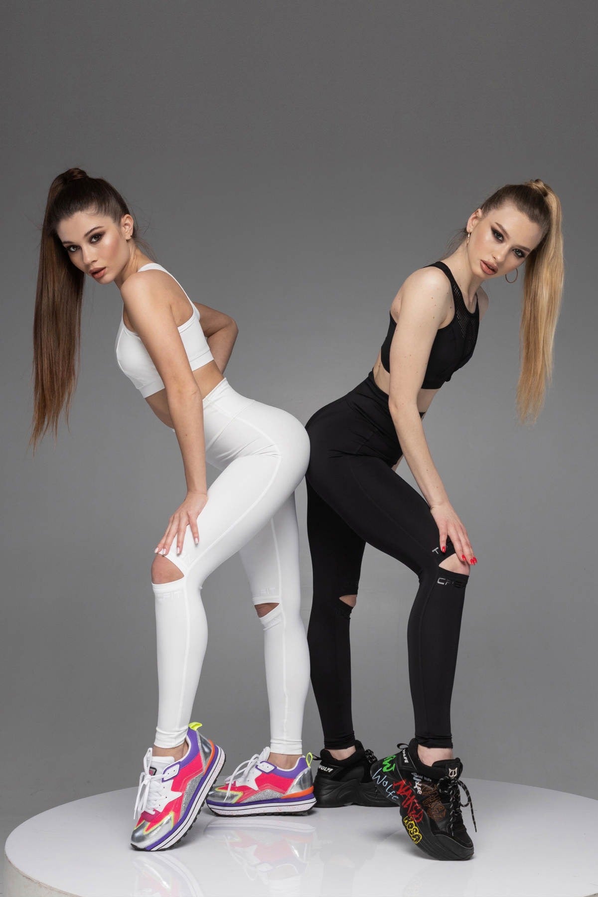 Леггинсы с разрезами на коленях Creation LG91-C11