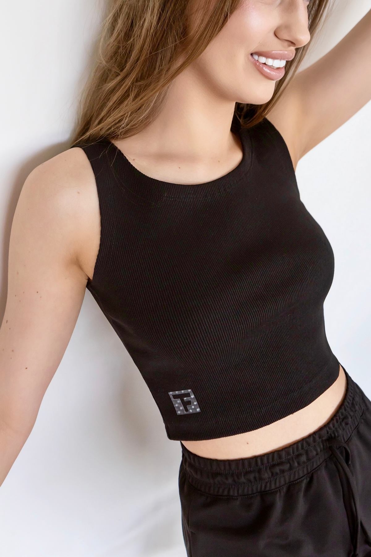 Майка-топ в рубчик N9-RB10