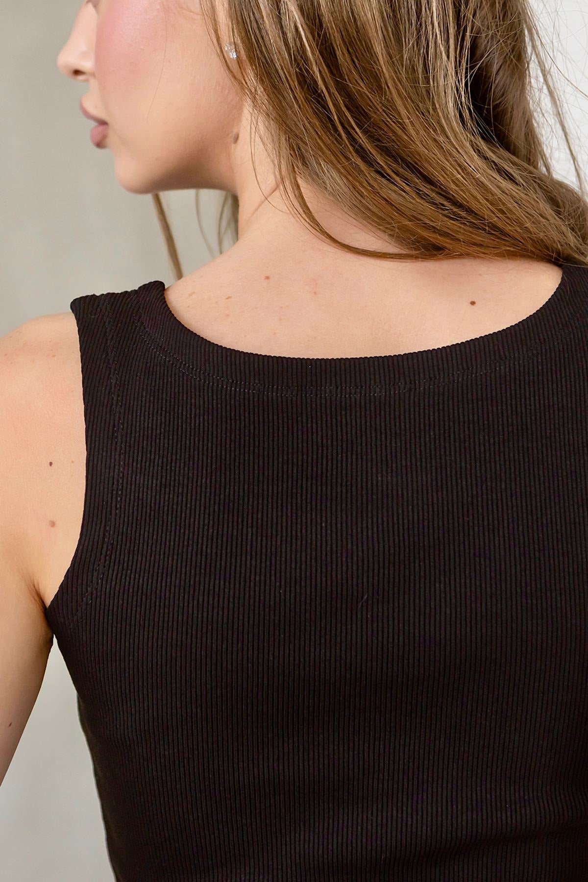 Майка-топ в рубчик N9-RB10