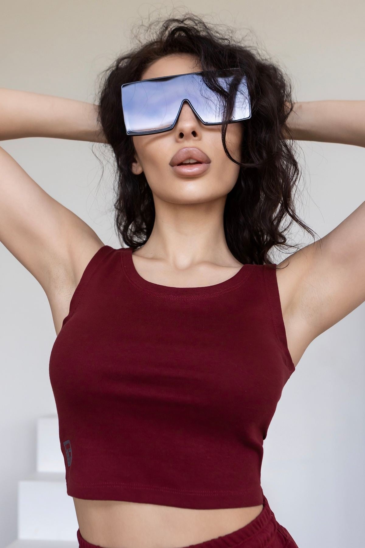 Майка-топ в рубчик N9-RB37